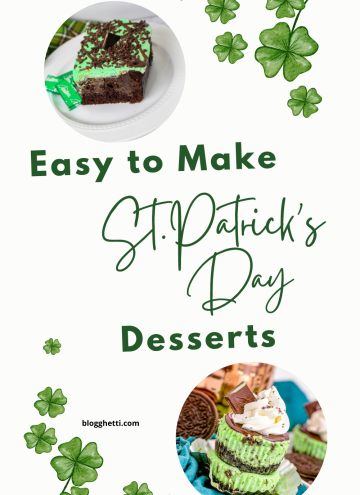 These 10 St. Patrick's Day Desserts are sure to please and are delicious enough to make anyone feel Irish for a day! What's a holiday without something sweet? The best part about this list is that the recipes are all easy to follow and even a couple that can get the kids in the kitchen with you.