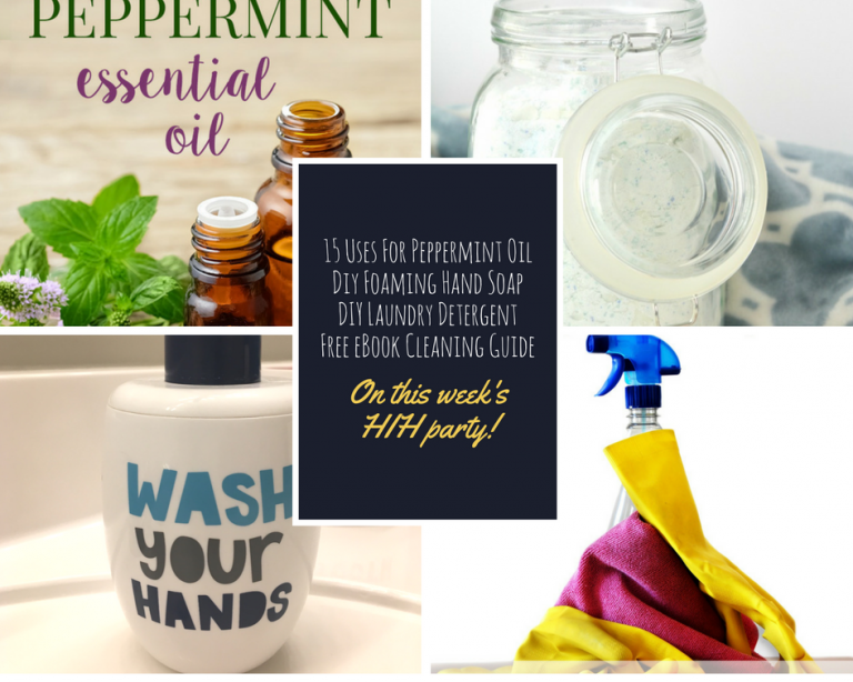 Happiness is Homemade Link Party: DIY Products for You and Your House
