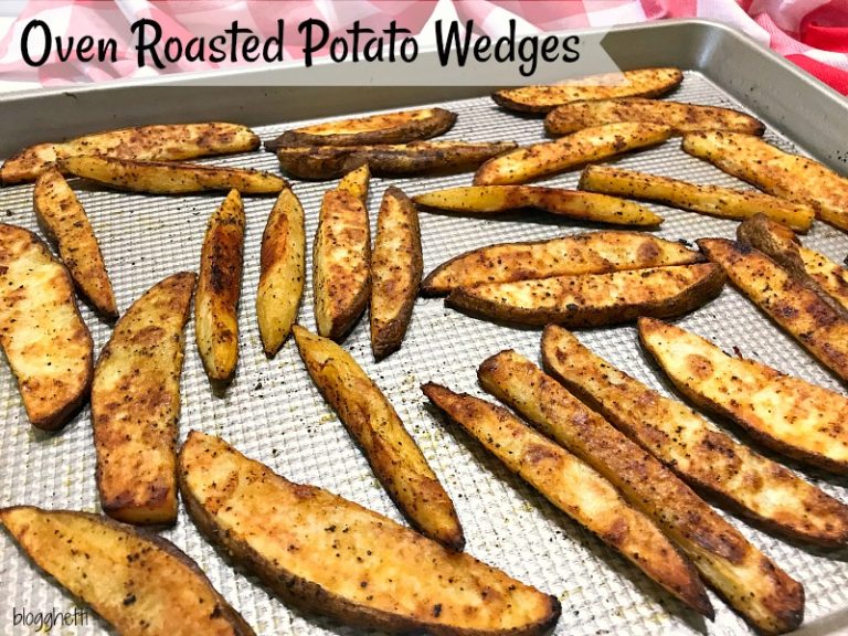 Oven Roasted Potato Wedges #TastyTuesdays