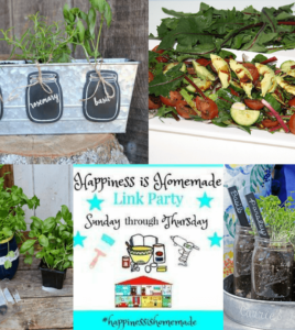 Happiness is Homemade Link Party:  Get your Gardens Going