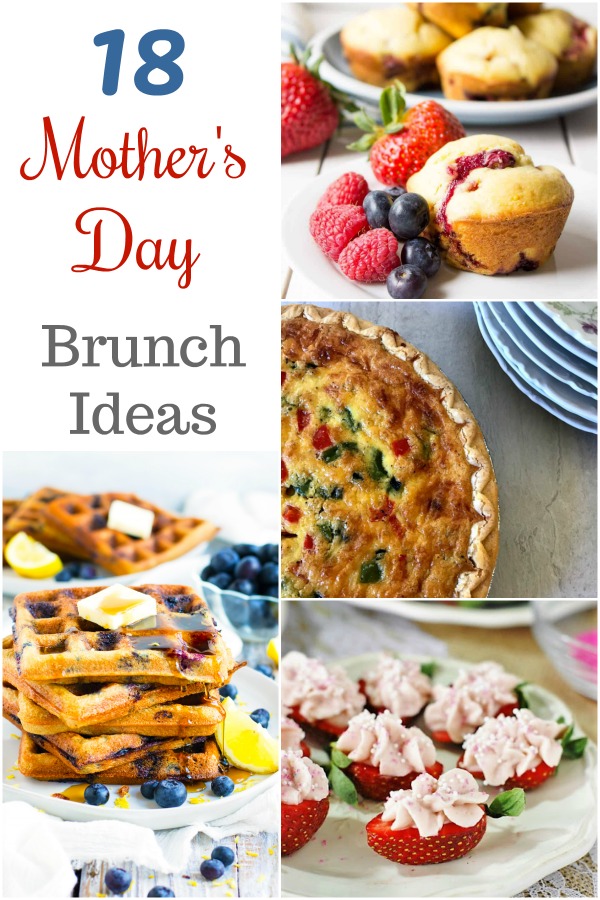 18 Mother's Day Brunch Ideas - Round up #MothersDay #brunch #roundup #breakfast #mom