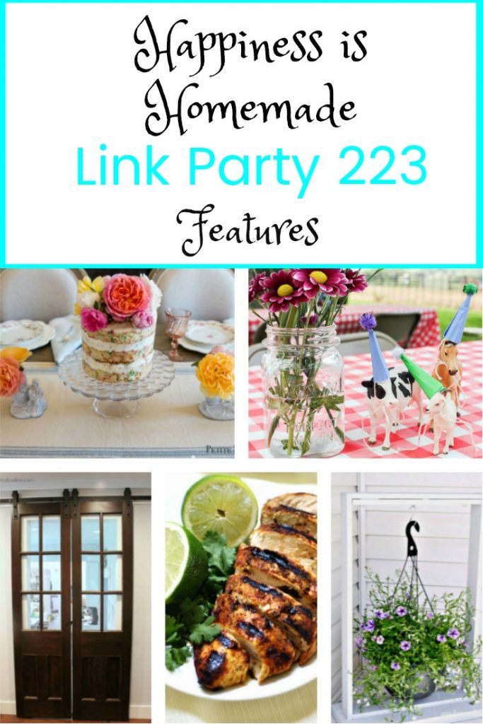 Happiness is Homemade Link Party features Summer Projects