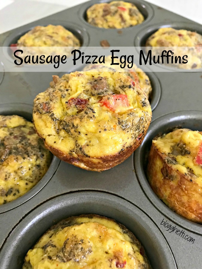 Sausage Pizza Egg Muffins (Paleo)