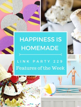Happiness is Homemade Link Party 189. A place to share great DIY, crafts, home decor, holiday inspiration, recipes and get wonderful ideas for your home. #HappinessIsHomemade #LinkParty #homemade #DIY #Recipes