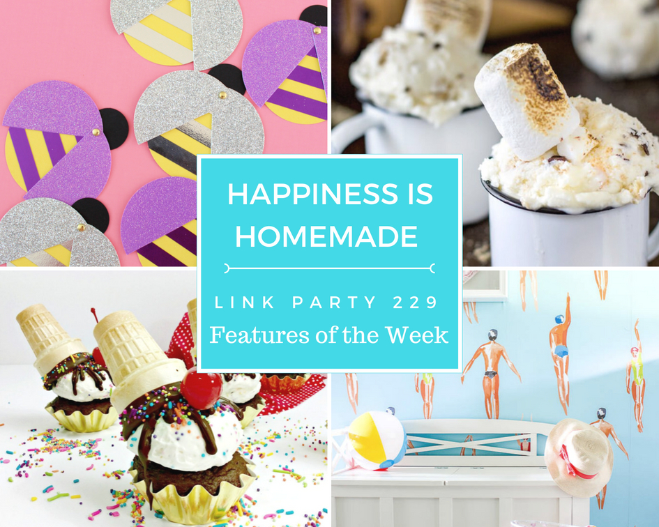 Happiness is Homemade Link Party 189. A place to share great DIY, crafts, home decor, holiday inspiration, recipes and get wonderful ideas for your home. #HappinessIsHomemade #LinkParty #homemade #DIY #Recipes