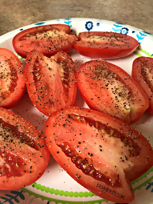 Fresh summer tomatoes