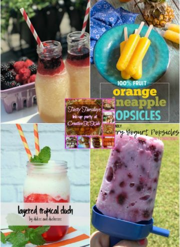 Full blown summer heat mode, and I don't know about ya'll, but fall can come any time now!  To get us through it, I've chosen some delicious Summer Frozen Drinks and Treats to feature for this week's Tasty Tuesdays' Link Party.