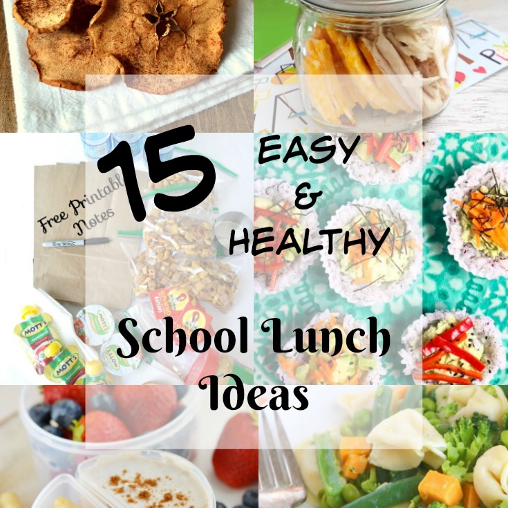 Back to School: 15 Easy and Healthy School Lunch Ideas