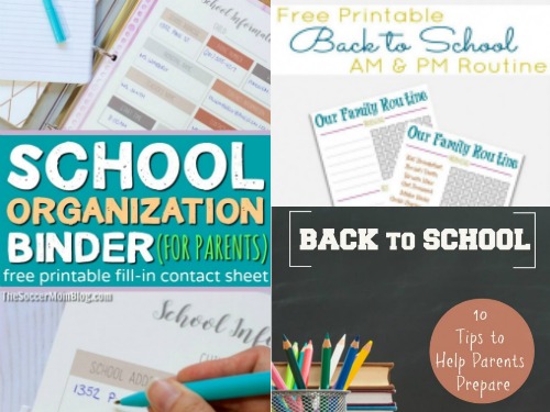 17 Awesome Back to School Organizing Strategies plus Printables-2