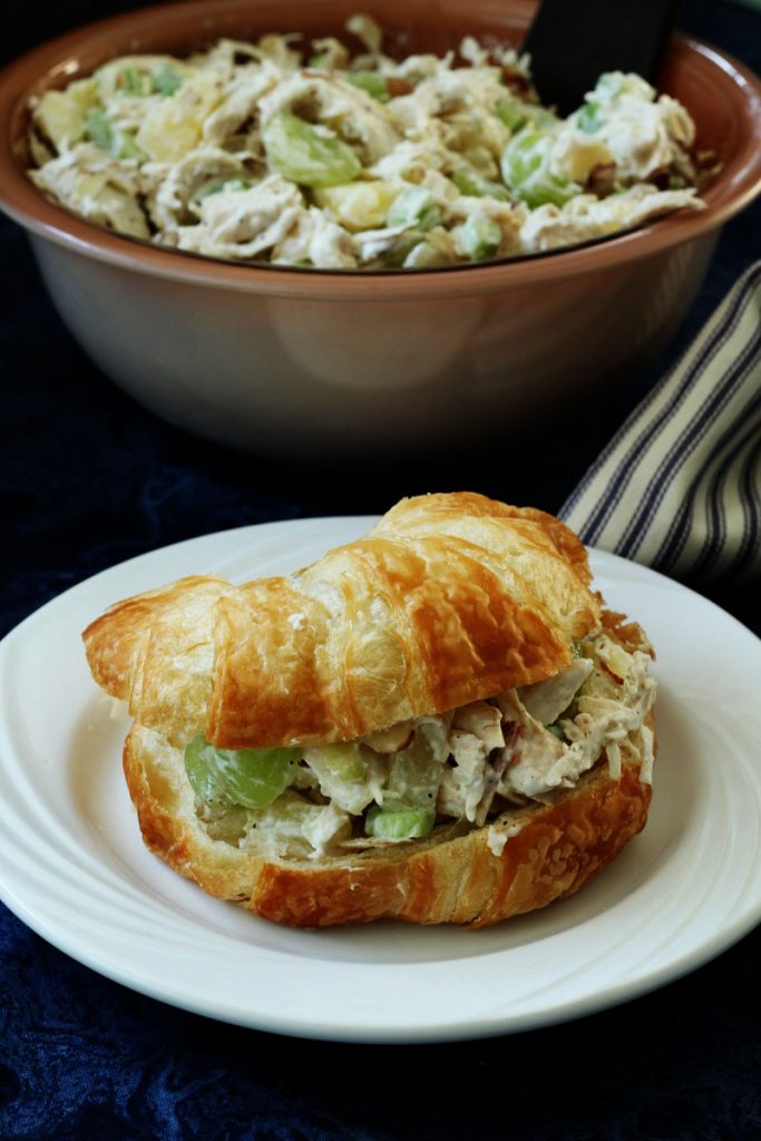 Chicken salad croissant