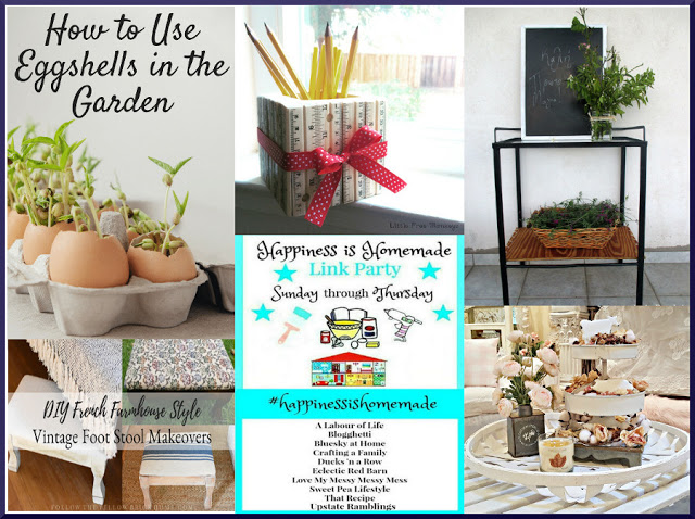 Happiness is Homemade Link Party: Home and Garden DIY Inspiration