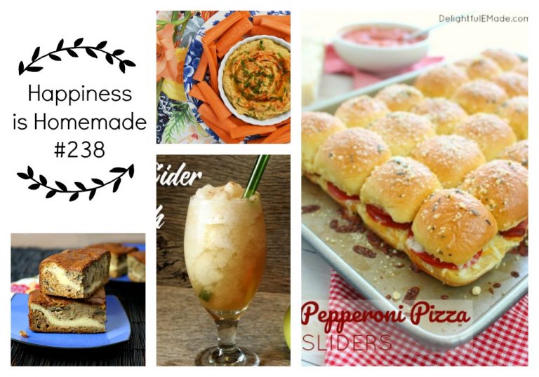 Happiness is Homemade Link Party:  Fun Foods for Your Week