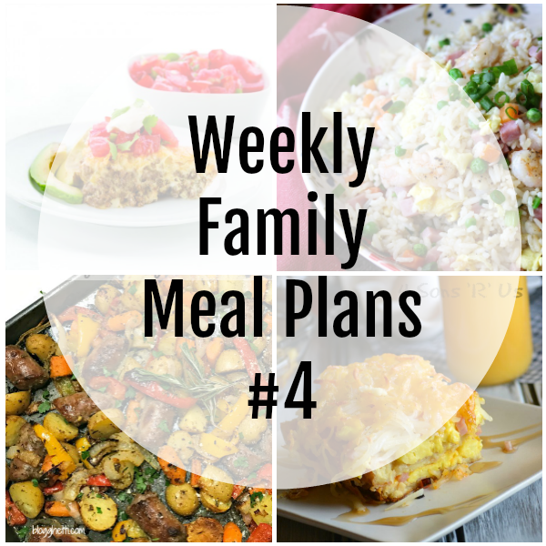 Weekly Family Meal Plan #4