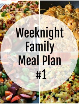 Weeknight Family Meal Plan #1 square