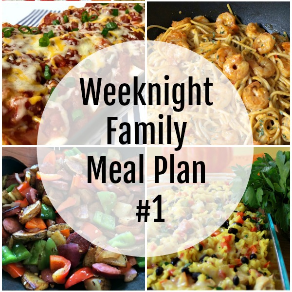 Weekly Family Meal Plans #1