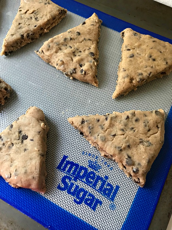 Chocolate Chip Scones ready to bake