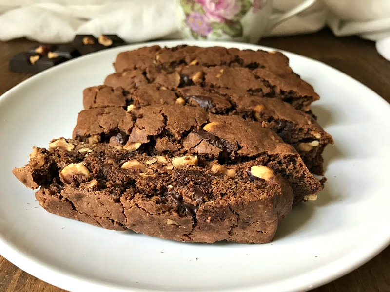 Chocolate Hazelnut Biscotti 1