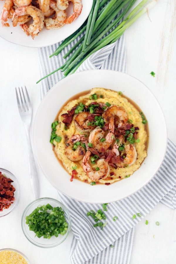 Easy-Classic-Shrimp-and-Grits-Bowl of Deliciousness