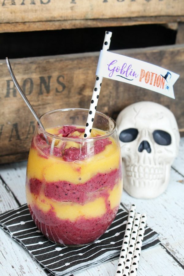 Goblin Potion Healthy Halloween Smoothie from Clean and Scentsible