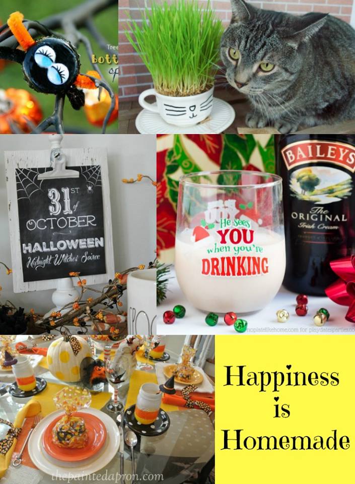 Happiness is Homemade Link Party: More Fall and Halloween Ideas