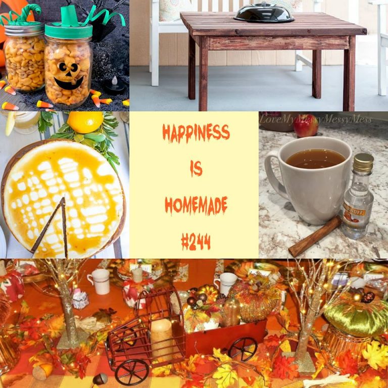 Happiness is Homemade Link Party: Halloween Sweets and Treats