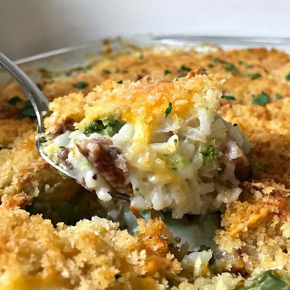 family-favorite ham and broccoli casserole