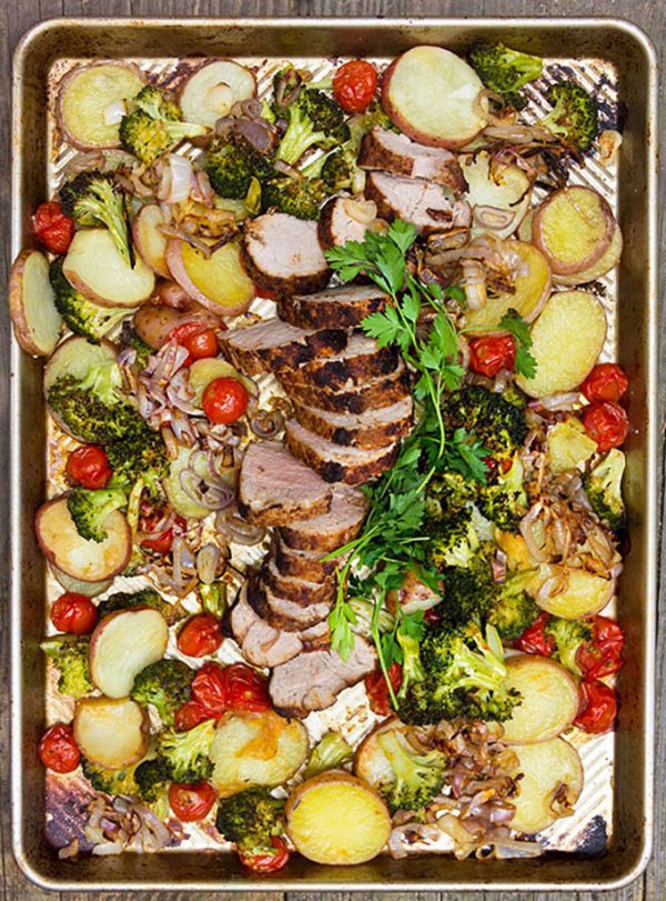 Pork Potatoes Vegetables from Panning the Globe