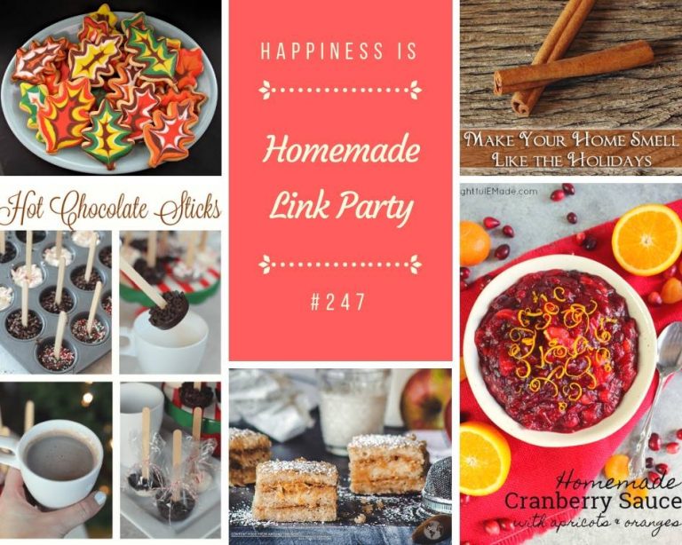 Happiness is Homemade Link Party:  More Wonderful Seasonal Foods