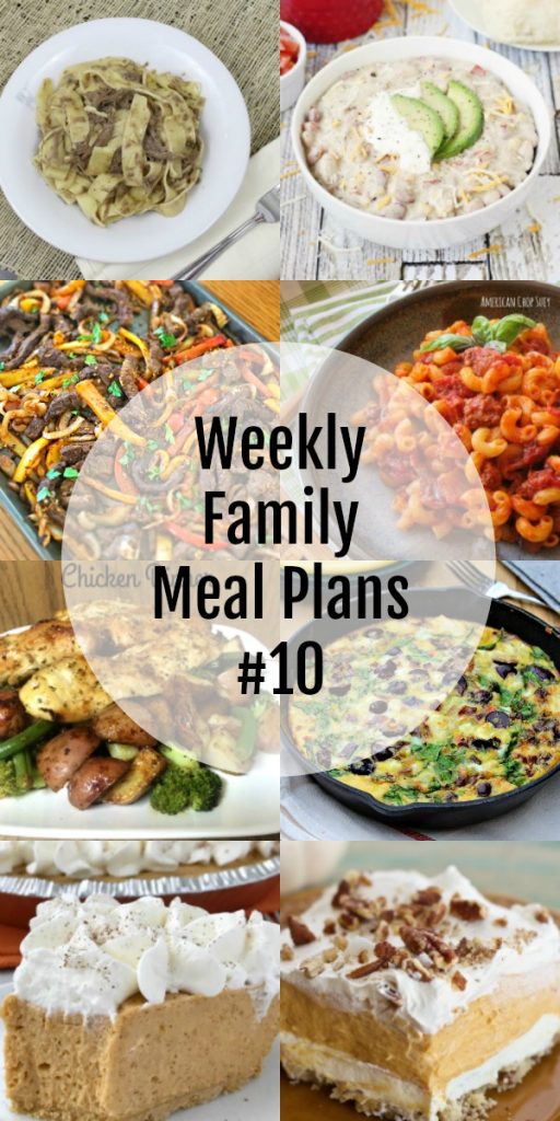 Weekly Family Meal Plans #10