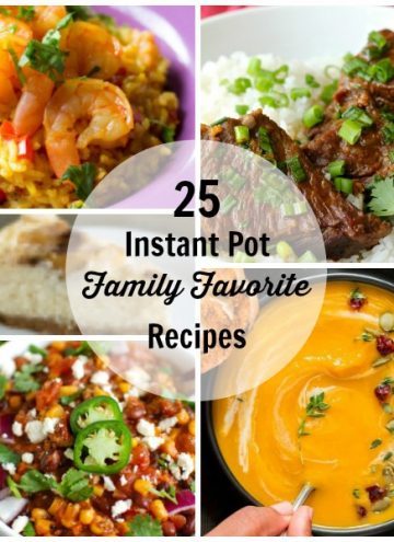 25 Instant Pot Family Favorite Recipe Round Up - square