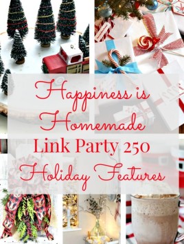 Happiness is Homemade Link Party: Holiday Home Decor Ideas