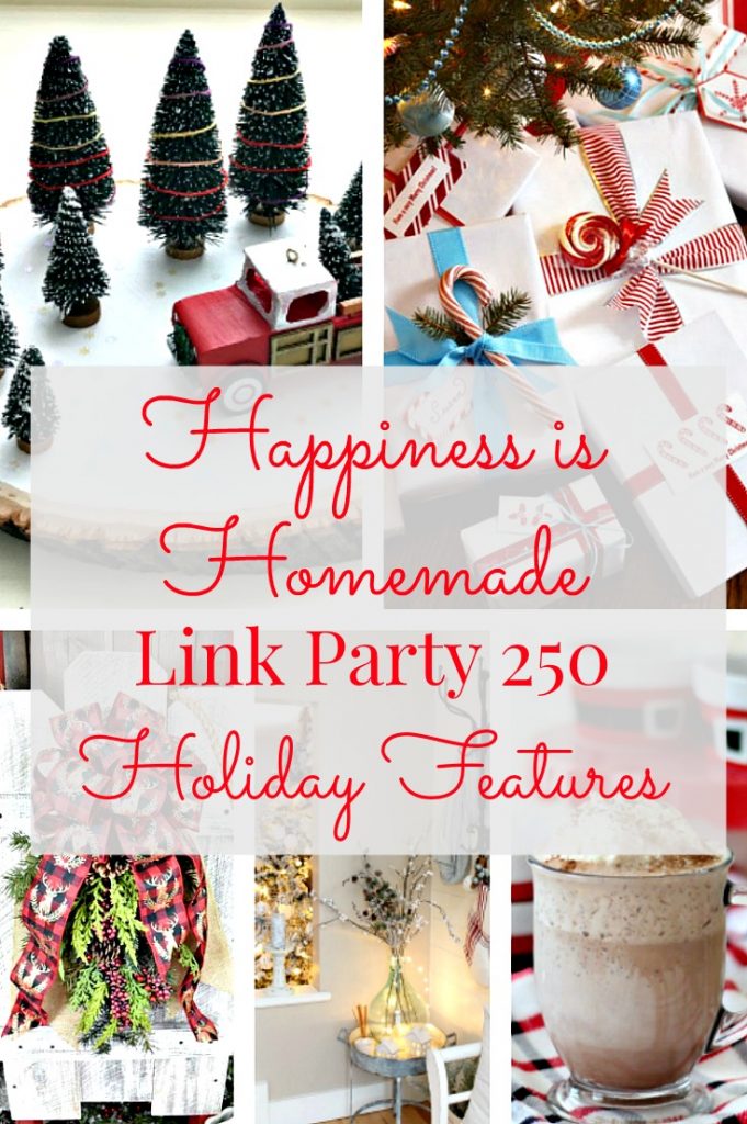 Happiness is Homemade Link Party: Holiday Home Decor Ideas