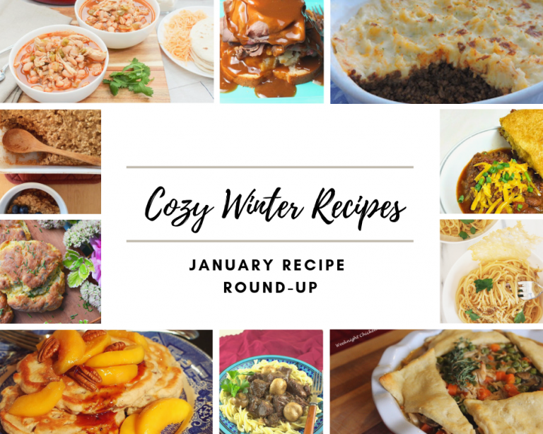 January Recipe Round-Up (Cozy Winter Recipes)