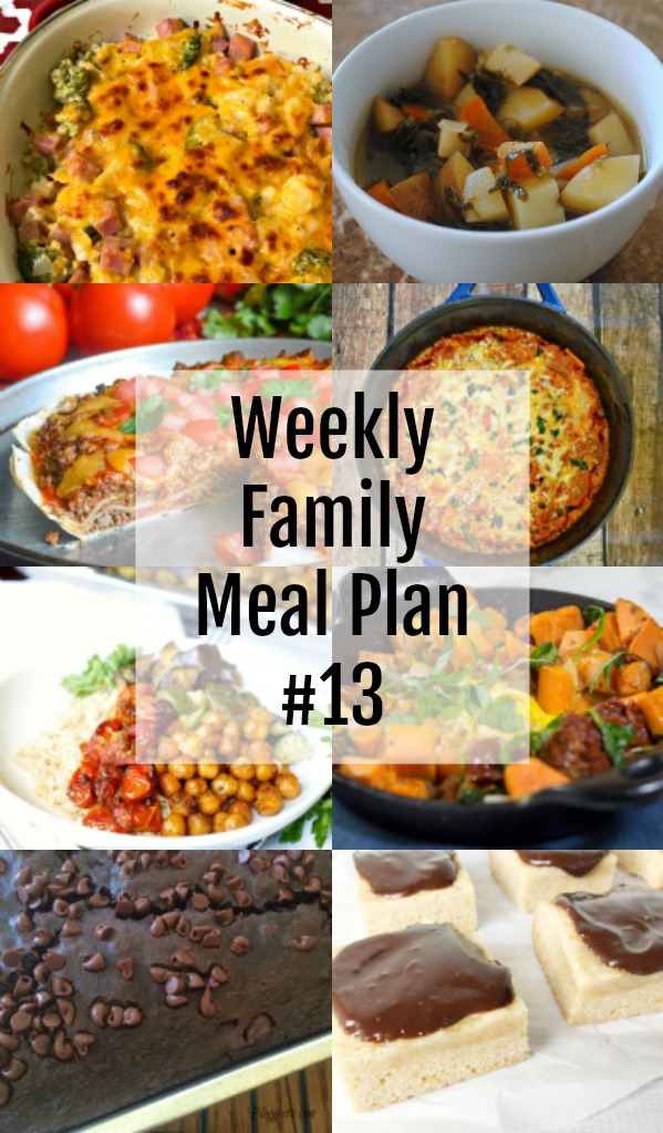 Weekly Family Meal Plan #13