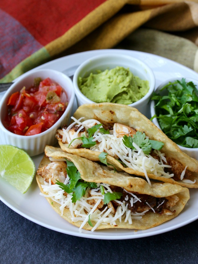 Ancho Chili Chicken Tacos from Karen's Kitchen Stories