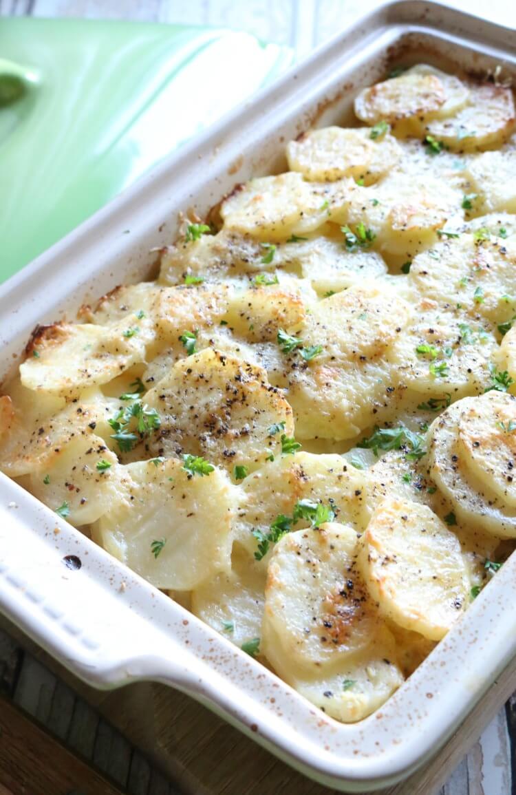 5 Ingredient Easy Chicken Scalloped Potatoes (Whole 30) - Prepare and Nourish