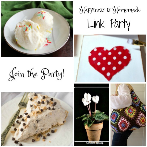 It’s time for Happiness is Homemade Link Party and we’re so glad you’re joining us! We’ve got the best recipes, DIY projects, crafts, home decor ideas, and so much more. #HappinessIsHomemade 