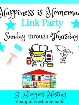 Happiness is Homemade Link Party logo