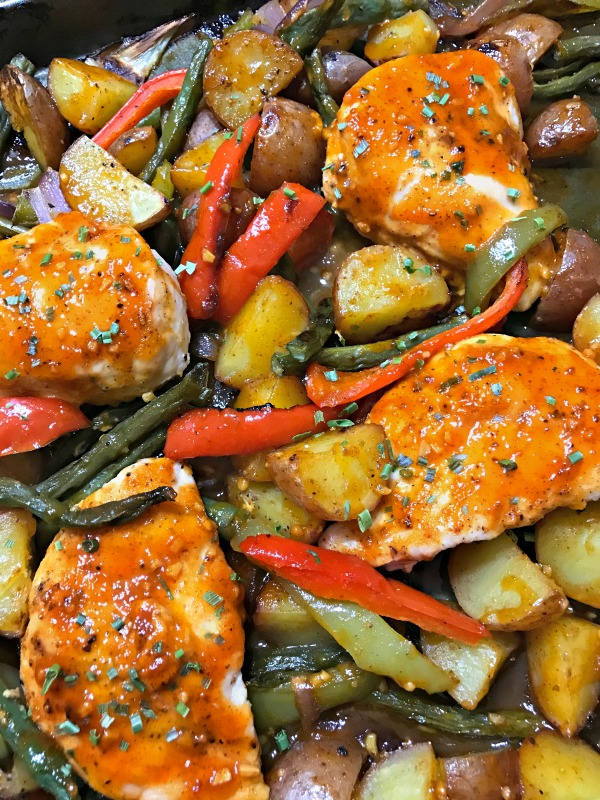 Sheet Pan Sizzling Sweet Chicken and Vegetables - Blogghetti