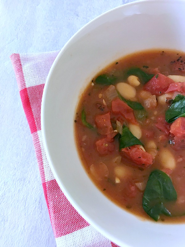 Vegan Fire-Roasted Tomato and Bean Soup