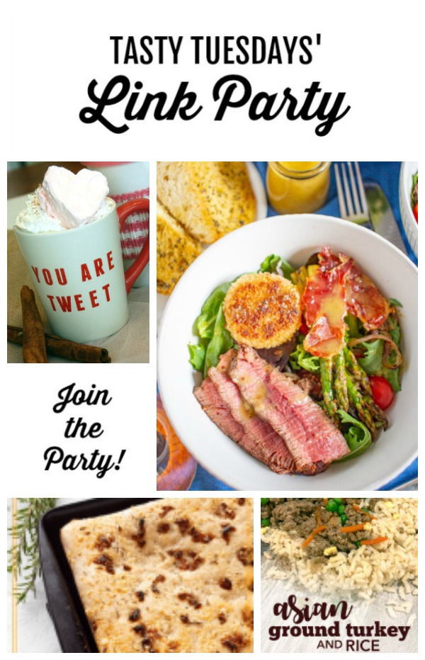Welcome to this week’s Tasty Tuesdays’ Link Party where we are dishing up the best recipes. Each week, food bloggers link up their very best and tasty recipes and we want you to join us! #TastyTuesdays #linkparty