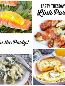 Welcome to this week’s Tasty Tuesdays’ Link Party where we are dishing the best recipes.  Each week, food bloggers link up their very best and tasty recipes and we want you to join us! #tastytuesdays #linkparty