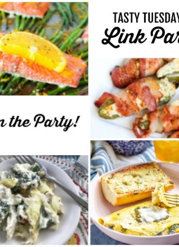 Welcome to this week’s Tasty Tuesdays’ Link Party where we are dishing the best recipes.  Each week, food bloggers link up their very best and tasty recipes and we want you to join us! #tastytuesdays #linkparty
