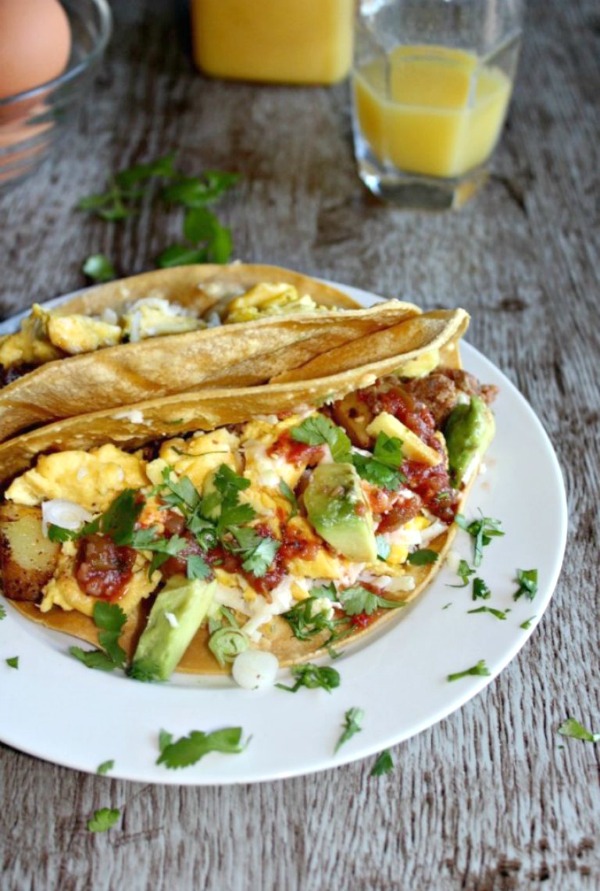 Texas-Breakfast-Tacos from Simple and Savory