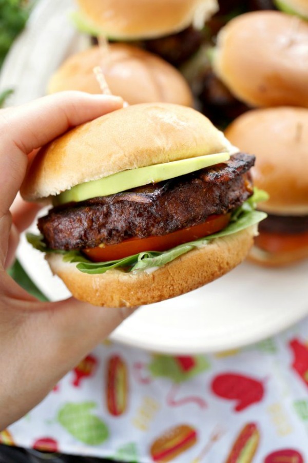 Vegan Burger Sliders from The Baking Fairy