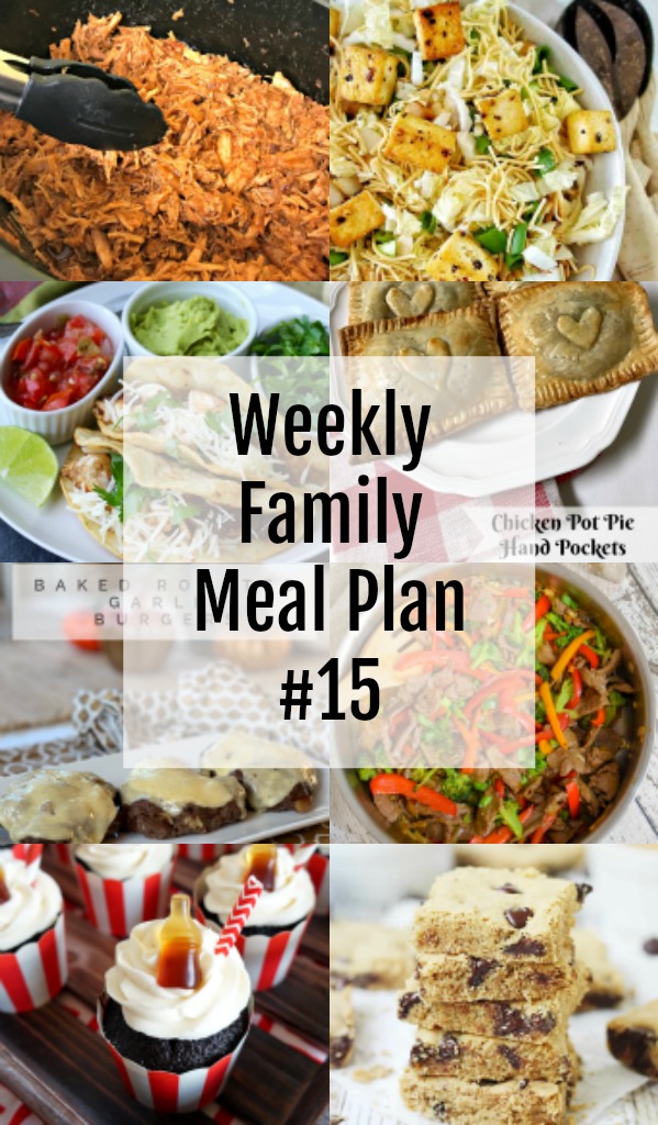 Weekly Family Meal Plan #15