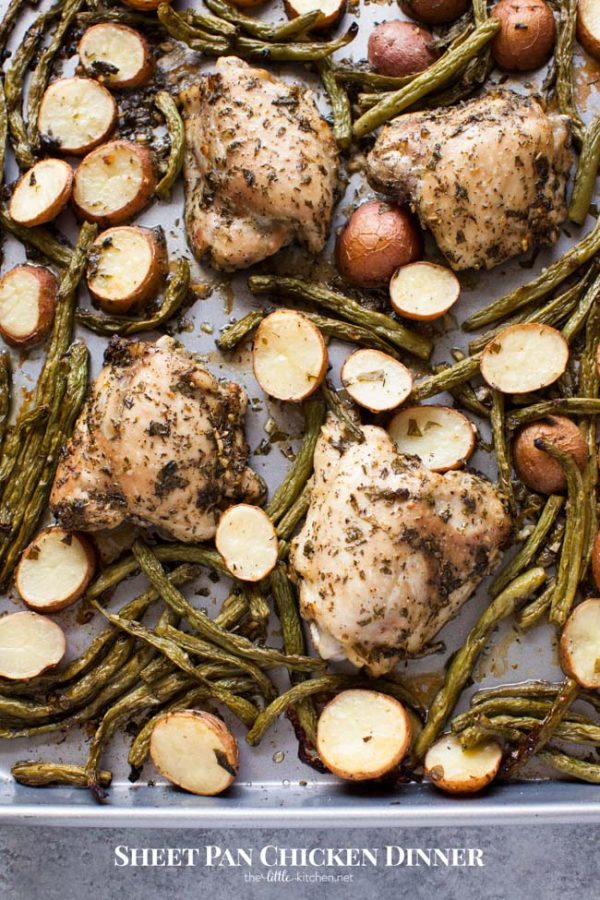 Sheet Pan Chicken Dinner - The Little Kitchen