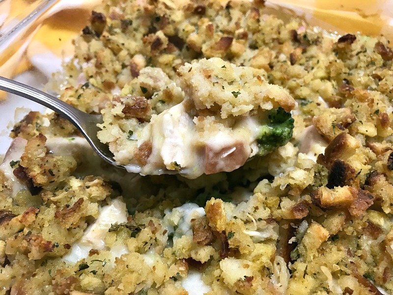 This Chicken Cordon Bleu Casserole is simple to make and has all the flavors you love about the classic dish.