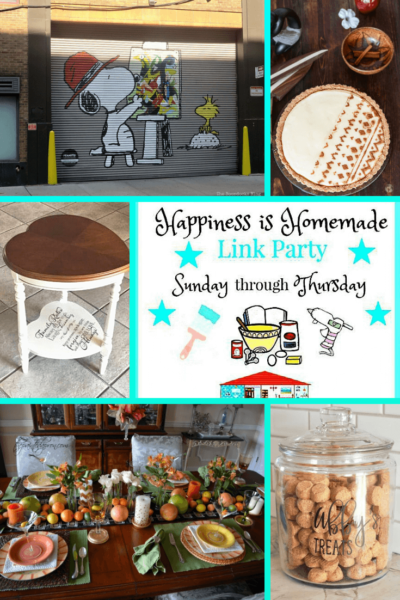 It's time for Happiness is Homemade Link Party and we're so glad you're joining us! We've got the best recipes, DIY projects, crafts, home decor ideas, and so much more #HappinessisHomemade #linkparty