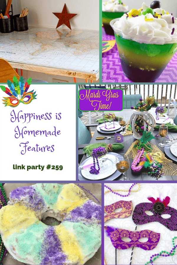 Happiness is Homemade link party features collage